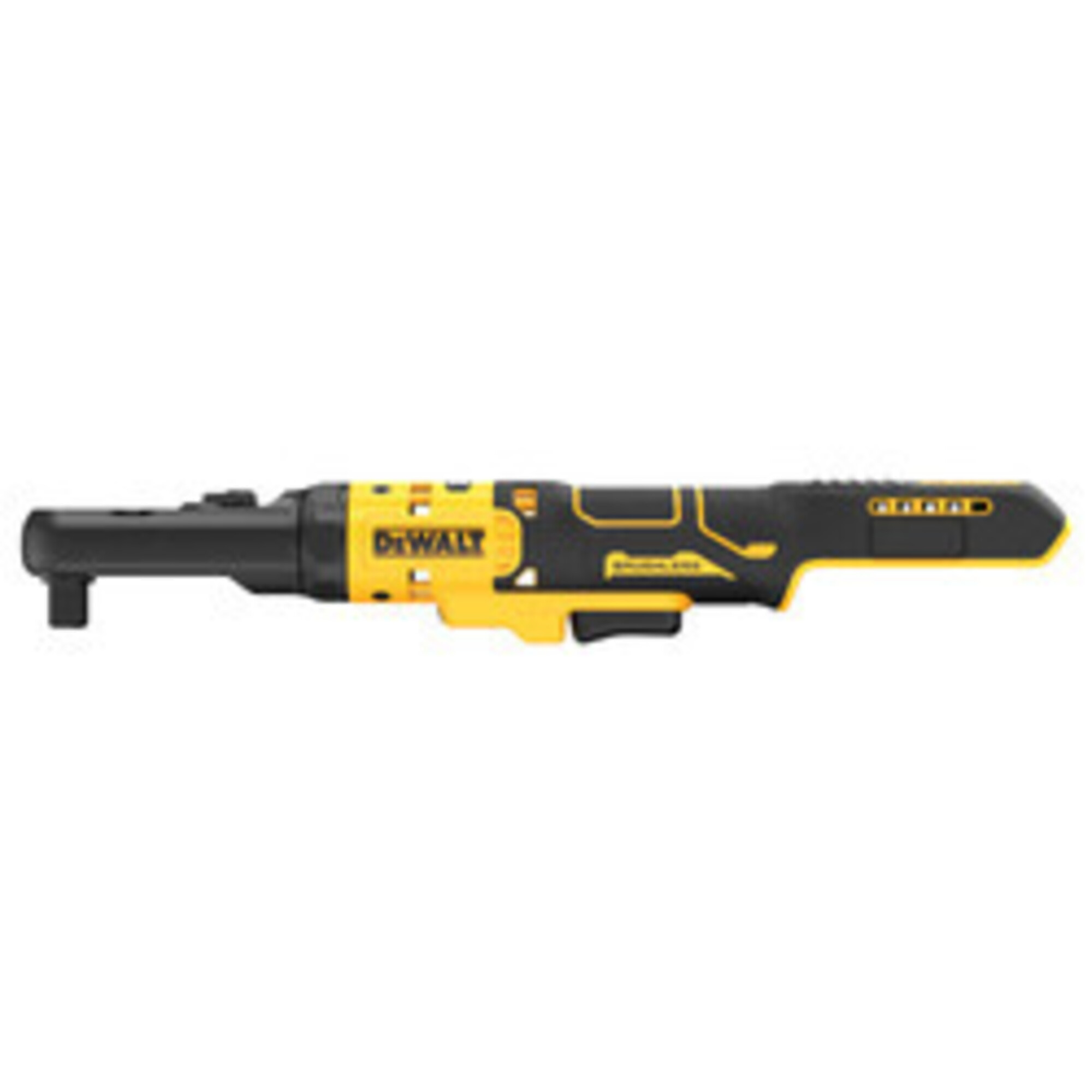 DEWALT 20V MAX XR Cordless Ratchet, 3/8in. and 1/2in. Drive, 75 ft./lbs. Torque, Tool Only, Model# DCF510B